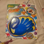 Ja-ru Giant Snap Hand (blue) Sticky, Stretchy #414, New. Fixed Price $10.99.