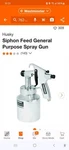 Siphon Feed General Purpose Gun Paint Stain Sprayer - Lot Of 2. Fixed Price $75.00.