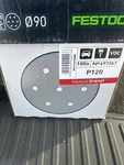 Festool Granat #497367 120 Sanding Discs Pack Of 100. Fixed Price $59.99.
