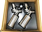 Air Gun Kit 31VLP003-2-1318 Hvlp Gravity Feed Set Paint Sprayer Chrome. Fixed Price $59.99.