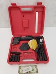 Craftsman - Contour Sander Model No. 572.11629 W/ Case Shutter Pads Sandpaper. Fixed Price $51.99.