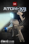 Atom Mini X9 Hvlp Touch-up Auto Paint Spray + Free Gunbudd Ultra Light. Fixed Price $119.95.