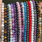 Natural Gemstone Beads Tiger Eye Amazonite Lava Agate Jasper Garnet Diy Jewelry. Fixed Price $11.37.