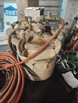 Devilbiss QM5092-1 Gallon Galvanized Steel Pressure Pot Feed Tank Hoses Gun. Fixed Price $450.00.