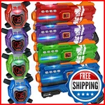 Laser Tag Guns Set - 4 & Vests, Digital Led Score Fun For Ages 8+. Fixed Price $75.51.