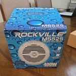 Pair Rockville MS525B 5.25" 400 Watt Waterproof Marine Boat Speakers 2-WAY Black. Fixed Price $40.00.