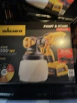 Wagner Flexio 3550 18V Cordless Handheld Paint Stain Sprayer, 2461769. Fixed Price $199.99.