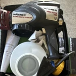 Wagner Power Painter Plus Handheld Ac Sprayer Optimus Dual Tip Gun. Fixed Price $30.00.