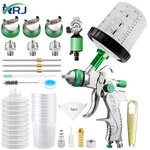Hvlp Air Paint Spray Gun Kit Gravity Feed Car Auto Primer 1.3/1.7/2.0MM Nozzles. Fixed Price $45.99.