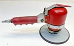 Central Pneumatic Style 6" Dual Action Orbital Red Air Sander Tool. Fixed Price $76.00.