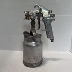 Devilbiss Jga 502 Paint Spray Gun With Sharpe Can And #30 Nozzle. Fixed Price $59.99.