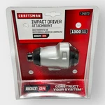 Craftsman Bolt-on Impact Driver Attachment Cmcmti 934973 New Sealed- Ships Free. Fixed Price $33.81.