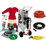 Schmidt Axxiom Style 3.5 Cuft Sand Blaster Kit Remote, Hose, Nozzle, Hood, Suit. Fixed Price $8980.52.