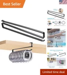 Versatile Tumbler Storage Solution: Holds 12 Lids, Rust-resistant Finish. Fixed Price $11.19.