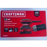 Craftsman CMEW230 2.0 Amp 1/4 Sheet Palm Sander 13500 Opm Red Black New. Fixed Price $26.24.
