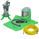 Complete Set Grade Fresh Air Fed Sandblasting Hood Nova 3 System Respirator. Fixed Price $1763.31.