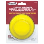 Hyde 45380 5" 125MM Round Hand Sander Hook & Loop. Fixed Price $18.09.