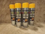 Lot 4: Rust-oleum Professional Stripe Inverted Striping 18OZ, Yellow Paint. Fixed Price $34.95.