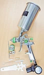 Hvlp Air Spray Paint Gun W/ Regulator 1.4 1.7MM Tips Nozzle 35OZ Metalcan. Fixed Price $37.99.