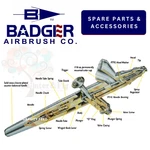 Badger Airbrush Spare Parts Genuine Accessories. Fixed Price $23.48.