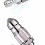 Water Jet Nozzle High Pressure 1/4" Stainless Steel Drain Cleaner Hose Tool. Fixed Price $11.00.