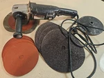 Snap Professional Electric 7"/9"SANDER 5000 Rpm Et 1370 Type 100 Black 120 V. Fixed Price $109.00.
