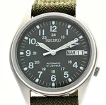 Seiko 7S26-3060 Automatic Green Military Dial 35MM Vintage Men's Watch Japan. Fixed Price $149.99.