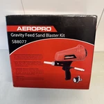 Gravity Feed Sand Blaster Gun Kit, Spray Blasting, Regulator. Fixed Price $11.25.