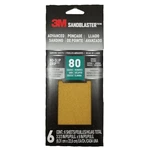 3M Sandblaster Sandpaper Advanced Sanding Sheets, 80 Grit Coarse, 6 Count / New. Fixed Price $5.99.