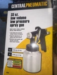 New Central Pneumatic 32 Oz. Heavy Duty Automotive Air Spray Gun. Fixed Price $45.00.