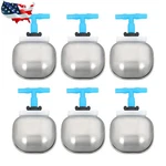 6PCS Gravity-fed Auto-fill Water Cups Ideal For Chickens Bunnies Pets & More. Fixed Price $25.05.