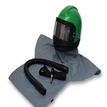 Nova 2000 Fresh Air Fed Sandblasting Respirator Helmet Hood. Fixed Price $779.00.