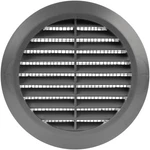 Ecopro Graphite/gray 4" Inch Round Ventilation Grille With Screen Mesh. .... Fixed Price $12.03.