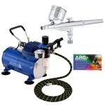 Gravity Dual-action Airbrush Kit Set Compressor Spray Auto Paint Hobby Craft. Fixed Price $99.99.
