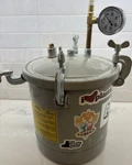 Central Pneumatic 2-1/2 Gallon Air Paint Pot With Pressure Gauge, Gray, 80 Psi. Fixed Price $31.50.