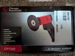 3" Rotary Sander Chicago Pneumatic CP7202. Fixed Price $90.00.