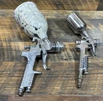 Gravity Feed Hvlp Spray Gun H827W And Mini (lot Of 2). Fixed Price $19.00.