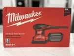 Milwaukee 6033-21 1/4 Sheet Palm Sander, Corded, New Other, Unused In Box. Fixed Price $49.99.