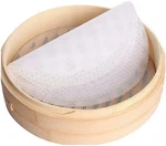 Stohua 5 Pcs Non Stick Silicone Steamer Liners Mesh Mat Round Pad For Bamboo. Fixed Price $9.63.