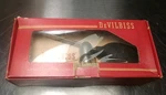 Vtg Devilbiss Atomizer #127 Art Deco Glass Throat Sprayer Rubber Bulb W/box. Fixed Price $20.00.