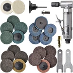 1/4 Angle Air Die Grinder With 22 Pcs 2-INCH Roll Lock Sanding Discs, Po.... Fixed Price $47.85.