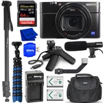 Sony Cyber-shot DSC-RX100 Vii Digital Camera With Shooting Grip 9PC Kit. Fixed Price $1639.00.