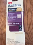 Sandblaster No Slip Grip Sandpaper, 120-GRIT, Maroon, 3-2/3X9", 5PK., 3M,11120-G. Fixed Price $14.98.