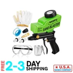 Durable Air Sandblaster Gun With Metal Nozzle & Ergonomic Grip - Essential Tool. Fixed Price $47.99.