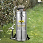 Vevor 3.5-GALLON Stainless Steel Backpack Sprayer With Adjustable Pattern. Fixed Price $62.60.