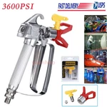 3600PSI Airless Paint Gun 517 Tip + Nozzle Guard For Wagner Sprayers. Fixed Price $23.89.