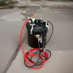 2-1/2 Gallon 10L Air Paint Pressure Pot Aluminum Tank Gun Sprayer & Hoses. Fixed Price $149.99.