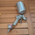 Devilbiss G-16 Gravity Fed Spray Gun GTI-213-14 Nozzle With Pressure Gauge. Fixed Price $149.77.