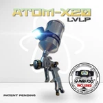 Atom X20 Lvlp Spray Gravity Feed Auto Paint/primer + Free Gunbudd Light. Fixed Price $197.00.