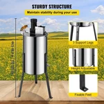 Vevor 2 Frame Electric Honey Extractor Stainless Steel Beekeeping Equipment. Fixed Price $250.00.
